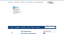 Desktop Screenshot of ilmtalklinik.de