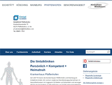 Tablet Screenshot of ilmtalklinik.de